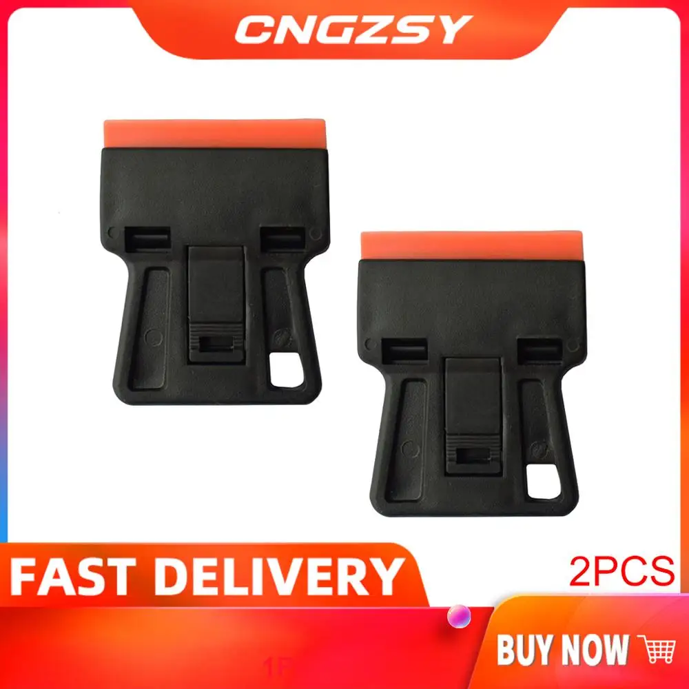 

2 шт., скребок для виниловой пленки, с пластиковыми лезвиями