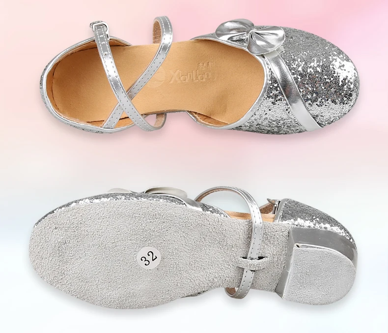 Free Shipping Girls Dancing Shoes Euro 24 38 Low Heel Soft Outsole Slip on Sandals Womens Ballroom Dance|womens ballroom dance shoes|ballroom