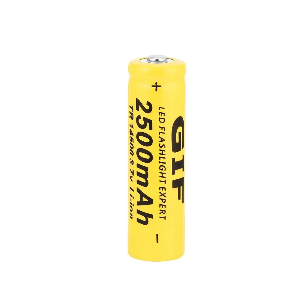 GIF TR 14500 3 7 V 2500mAh перезаряжаемая литий ионная батарея универсальная для