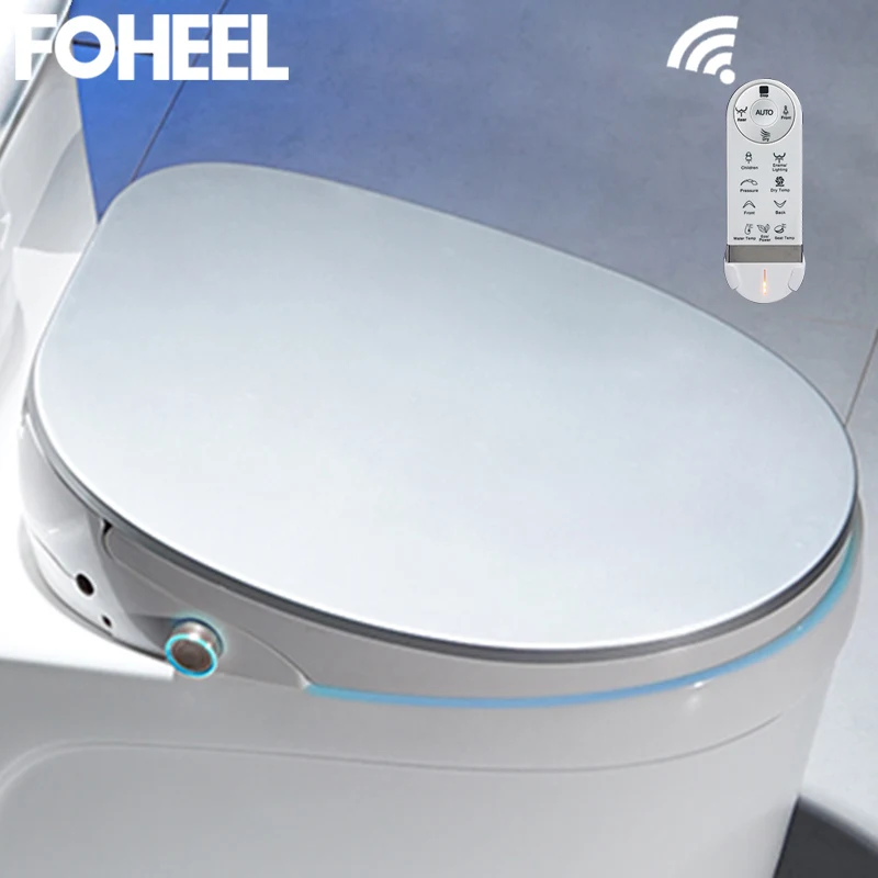 FOHEEL, новинка, 5 цветов, wc Auto SPA, умное сиденье для унитаза, умная ручка, HD светодиодный дисплей, крышка для унитаза, электронное биде для туалета, крышка