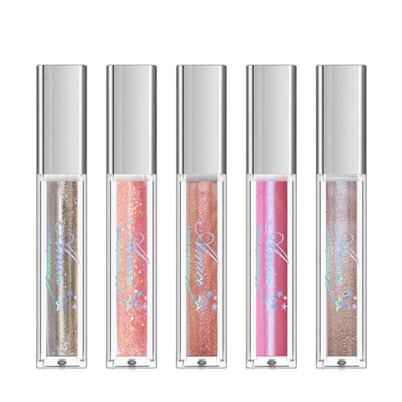 8 цветов жидкие блестящие тени для век Карандаш мерцающие сказочные