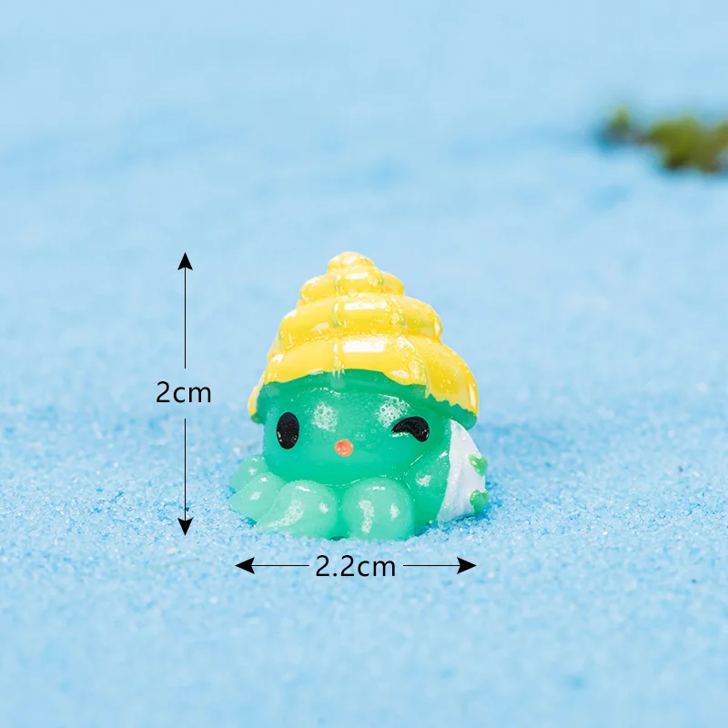 

5Pcs Cute Resin Marine Life Miniature Figurines Fairy Garden Ornaments DIY Micro Landscape Terrarium Hone Garden Accessories