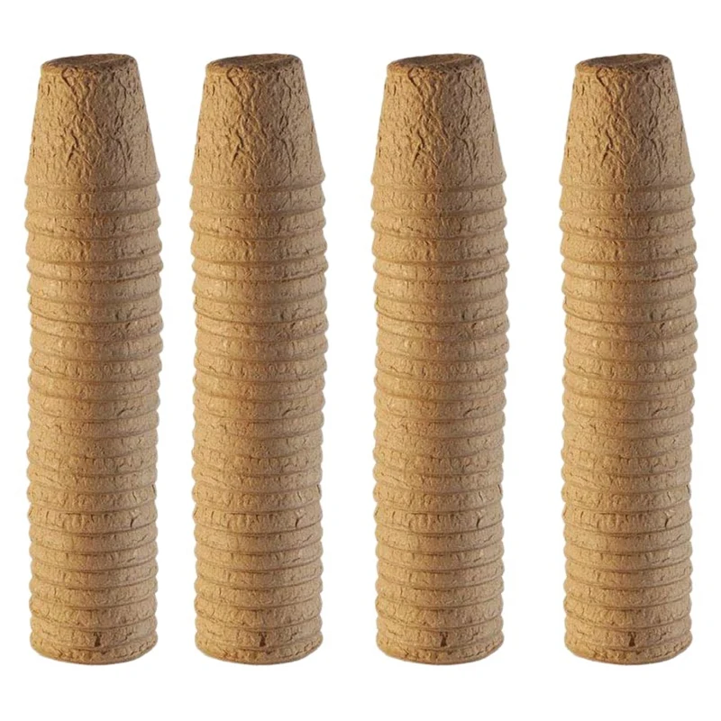 

100 шт., бумажный горшок для рассады, 8x8 см