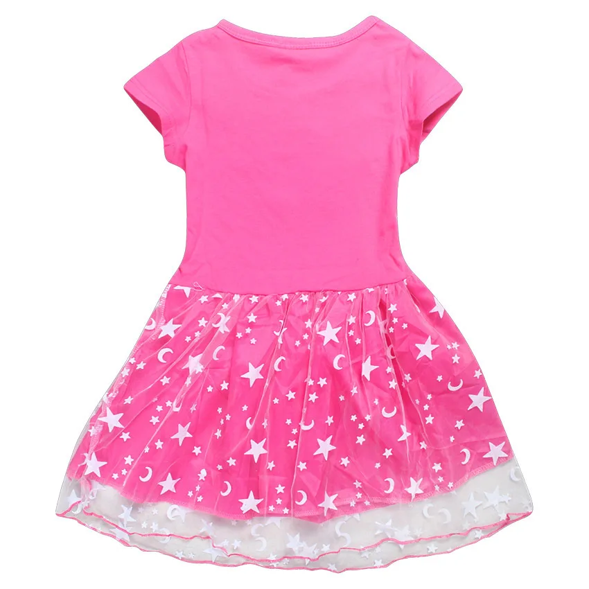 

kids dresses for girls Fashion Animal Print Knee-Length Baby Girls Clothes Teenage Princess Costume robe Me Contro Te