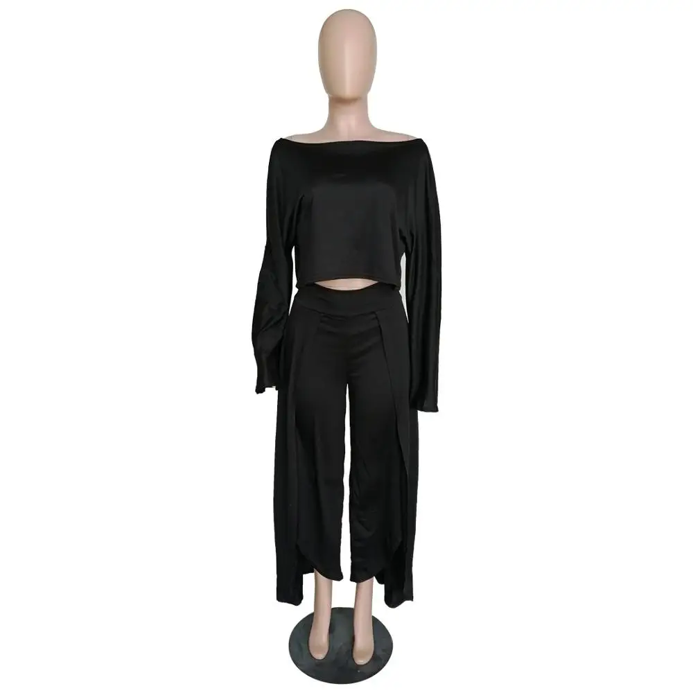 Зимний весенний женский спортивный костюм с круглым вырезом и длинным рукавом