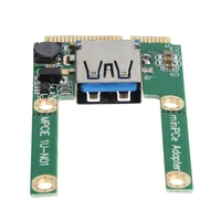 mini pci e to usb3 0 pci express card pci e to usb 3 0 expansion card computer components add on cards for laptop