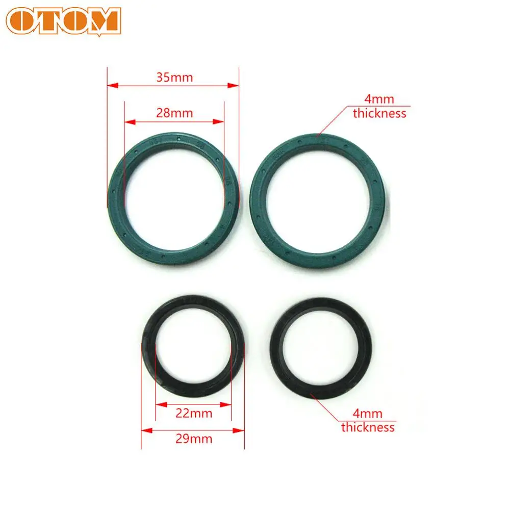OTOM мотоцикл гонки плоская вилка Подшипник Втулка сальник комплект для KAWASAKI KX250F