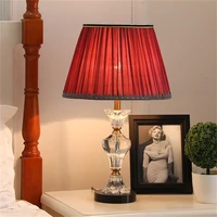 sarok table lamp crystal modern bedside led desk light luxury decorative for home foyer bedroom office hotel study
