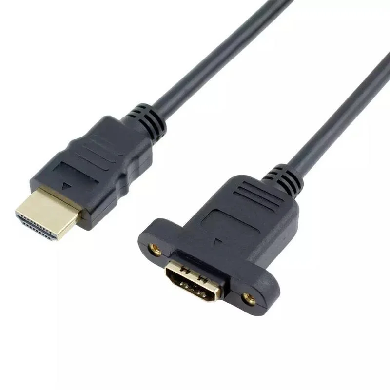 1 шт. 30 см 50 позолоченный HDMI-совместимый удлинитель штекер-гнездо с винтовым