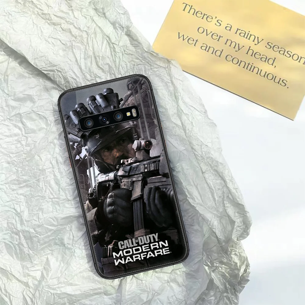 

Call of Duty COD Phone Case for Samsung Galaxy Note S 6 7 8 9 10 E 20 Ultra Edge Plus black Hoesjes Tpu Coque Pretty Cover