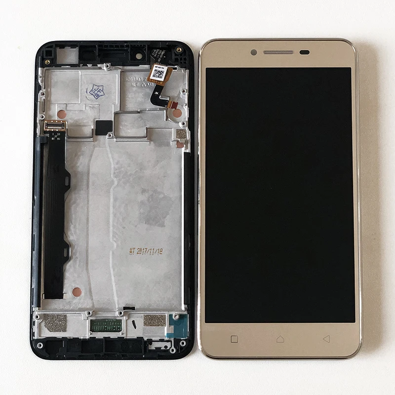 Оригинальная Axisinternational ЖК-рамка для 5," lenovo Vibe K5 Plus A6020a46 ЖК-экран+ сенсорная панель дигитайзер в сборе
