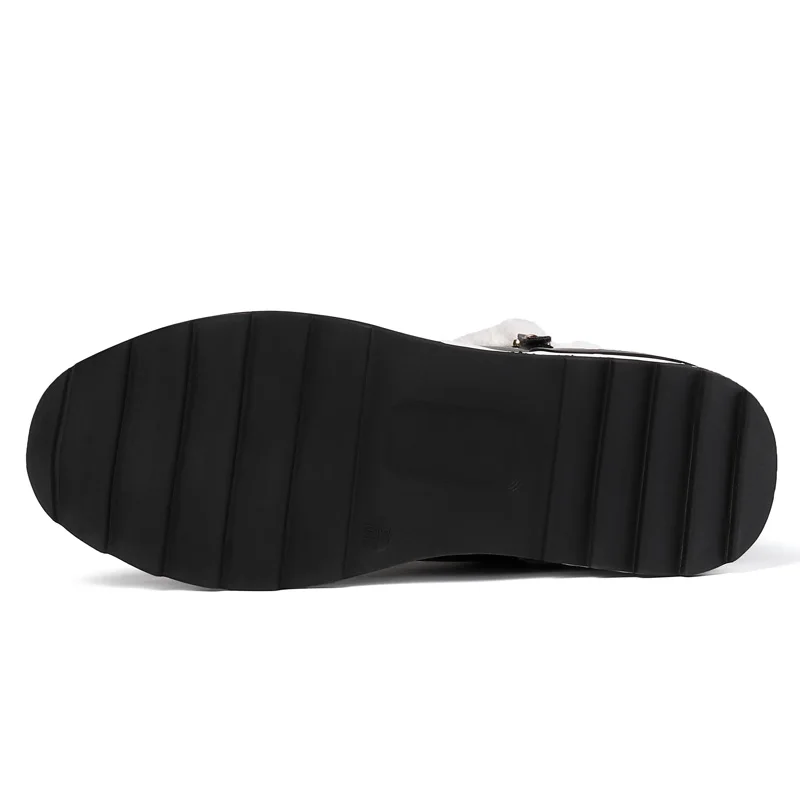 Зимние ботинки для родителей и детей модные детские на молнии теплая зимняя