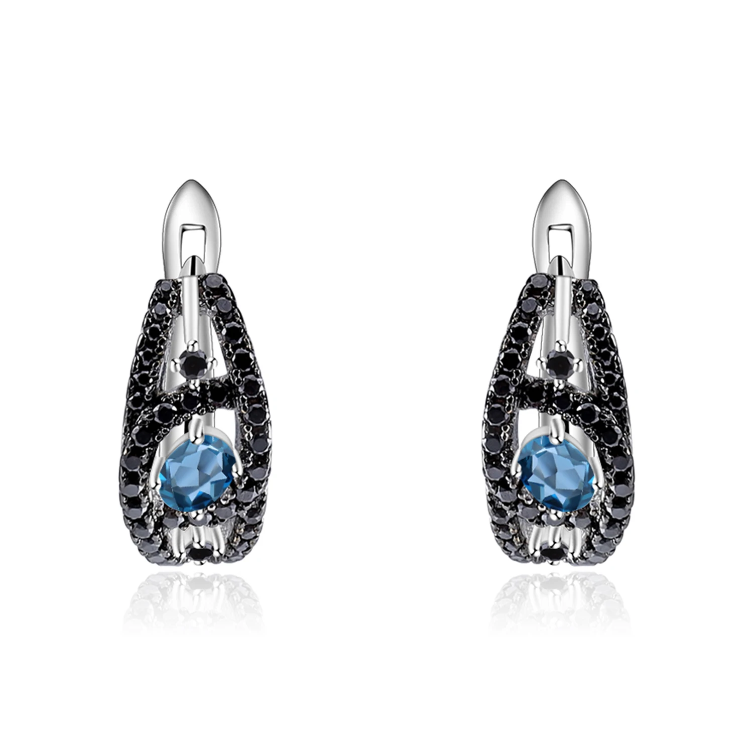 Женские серьги-клипсы gemb's BALLET элегантные серьги из стерлингового серебра 925