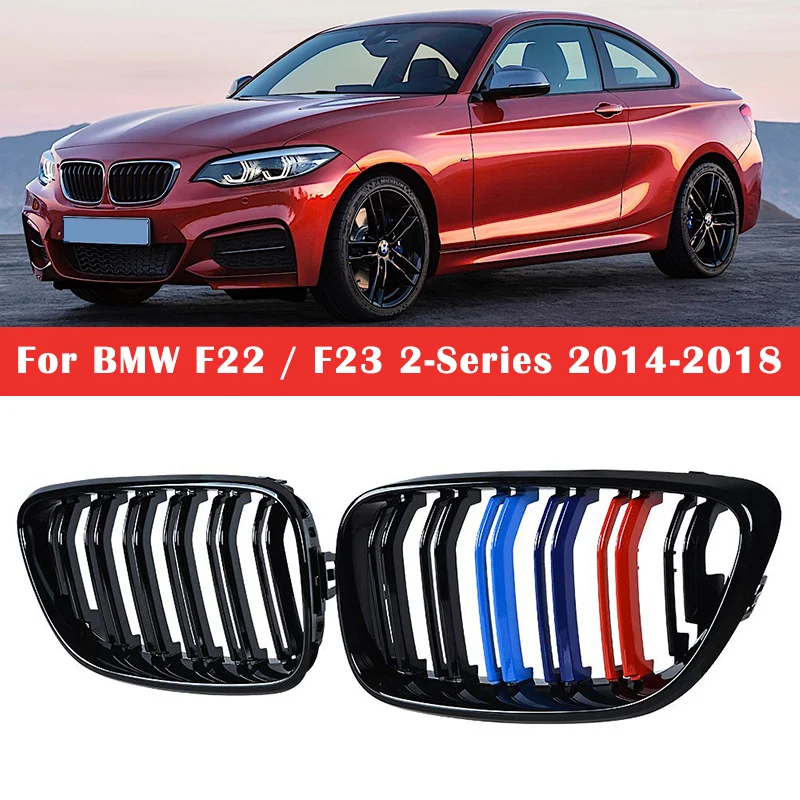 

Сменный глянцевый черный гриль для BMW 2 серии F22 F23 2014-2018