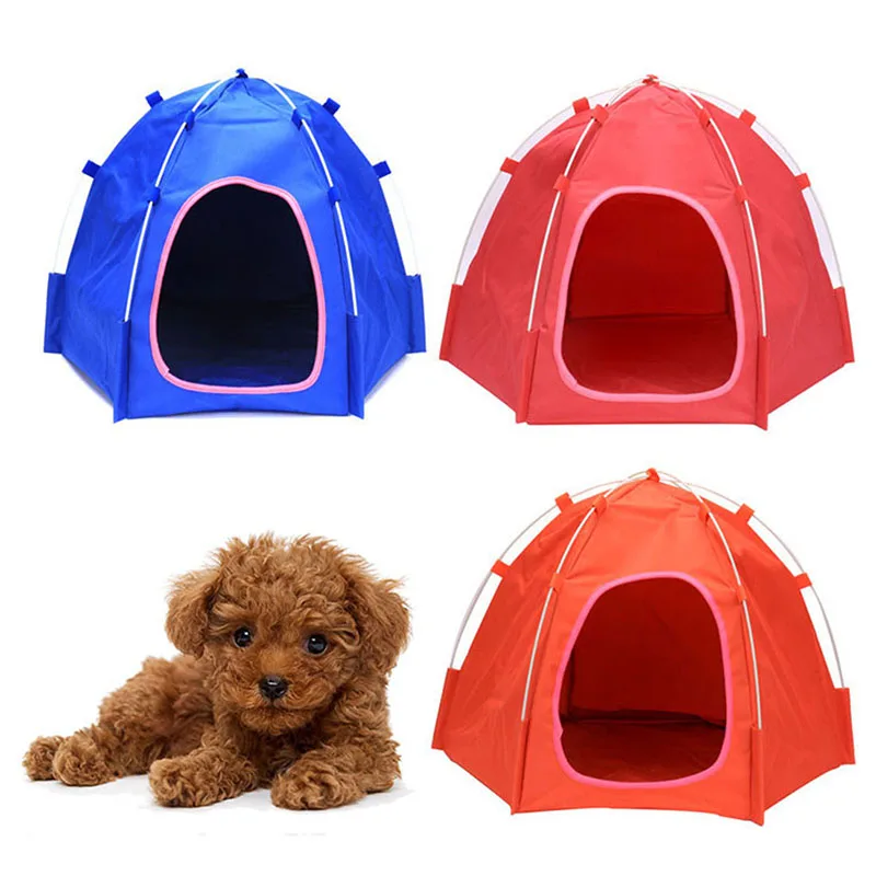 Горячая продажа палатка для собак Водонепроницаемая клетка щенков портативный