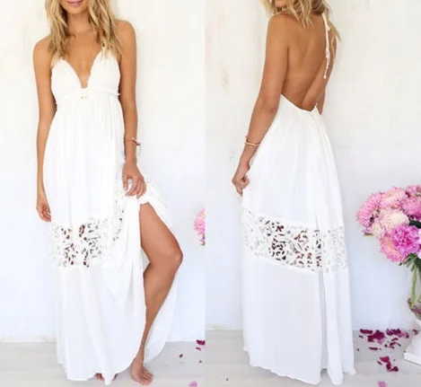 Сексуальная белая женская свадебная обувь с пышной юбкой Холтер Макси кружевные