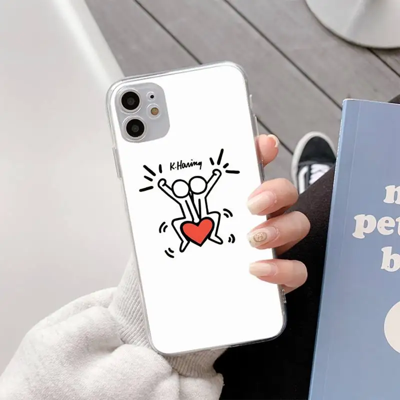 yndfcnb street graffiti phone case for iphone11 12 pro max se 2020 6s 7 8 plus x xs max xr transparent soft silicone cover free global shipping