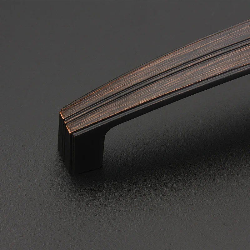 Элегантная дверная ручка для шкафа европейская черная настенная в стиле ретро и