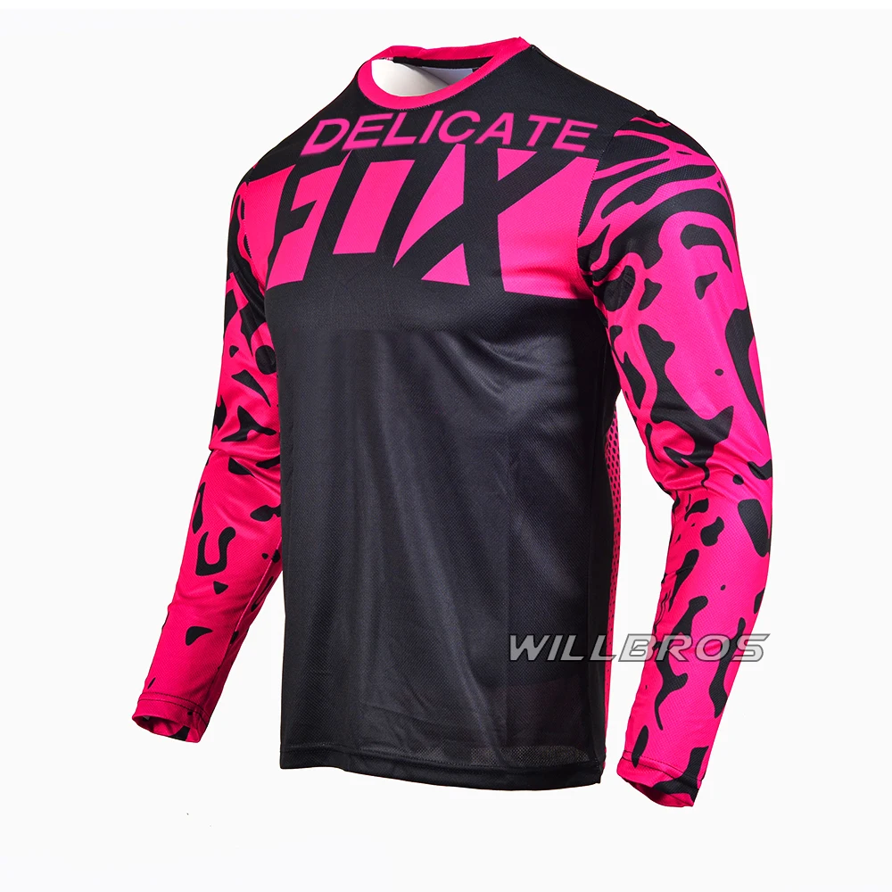 

Delicate Fox 360 Shiv Long Sleeve Mountain Bicycle Offroad Motocross Motorbike MTB BMX Bike Racing Mens Woman Unisex T-shirt