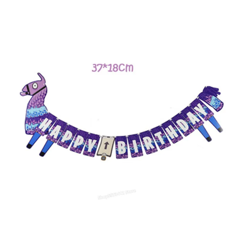 Набор одноразовых столовых приборов Fortnites для игр и вечеринок бумажные салфетки