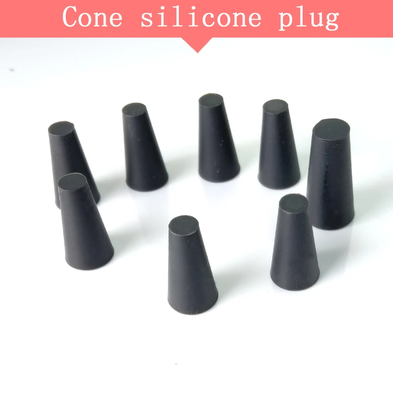 Высокотемпературная силиконовая резиновая коническая вилка для маскировки