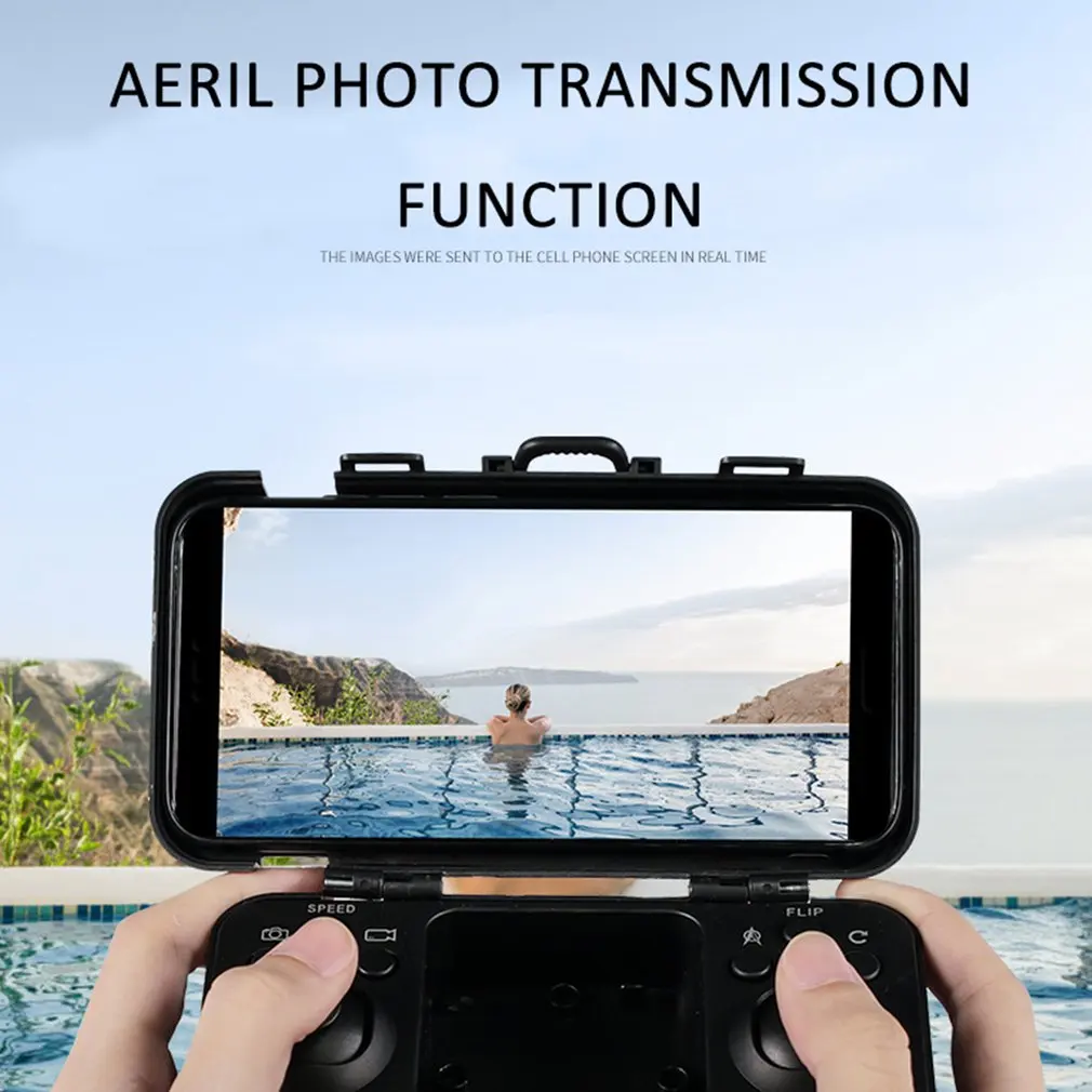 Складной мини-Дрон для аэрофотосъемки с дистанционным управлением четырехосный