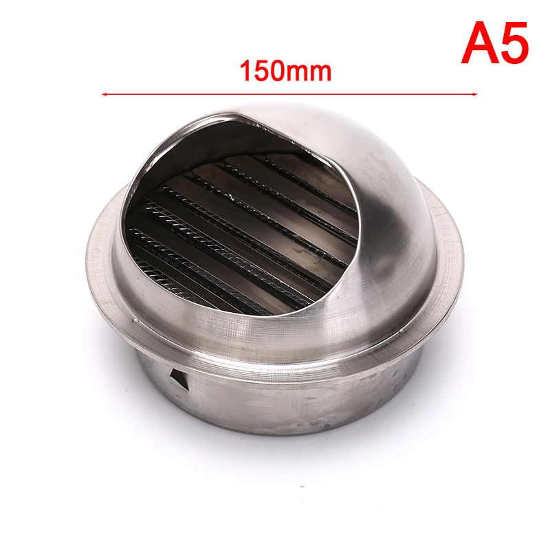 Stainless Steel Wall Ceiling Air Vent Ducting Ventilation Exhaust Grille Cover Outlet Heating Cooling Cap Waterproof Design |