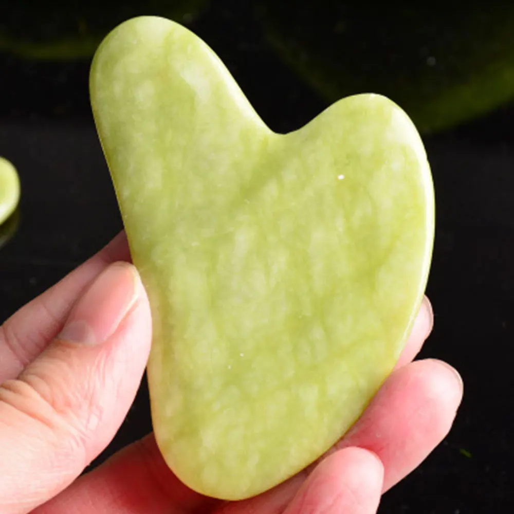 Нефритовый кварцевый ролик для похудения Массажер лица скраппинг доска