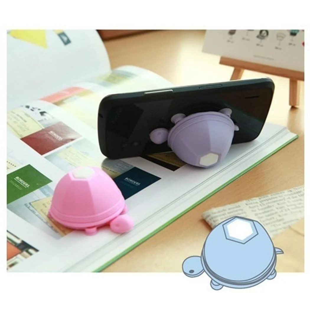 Мобильный телефон аксессуары силиконовая подставка черепаха держатель для