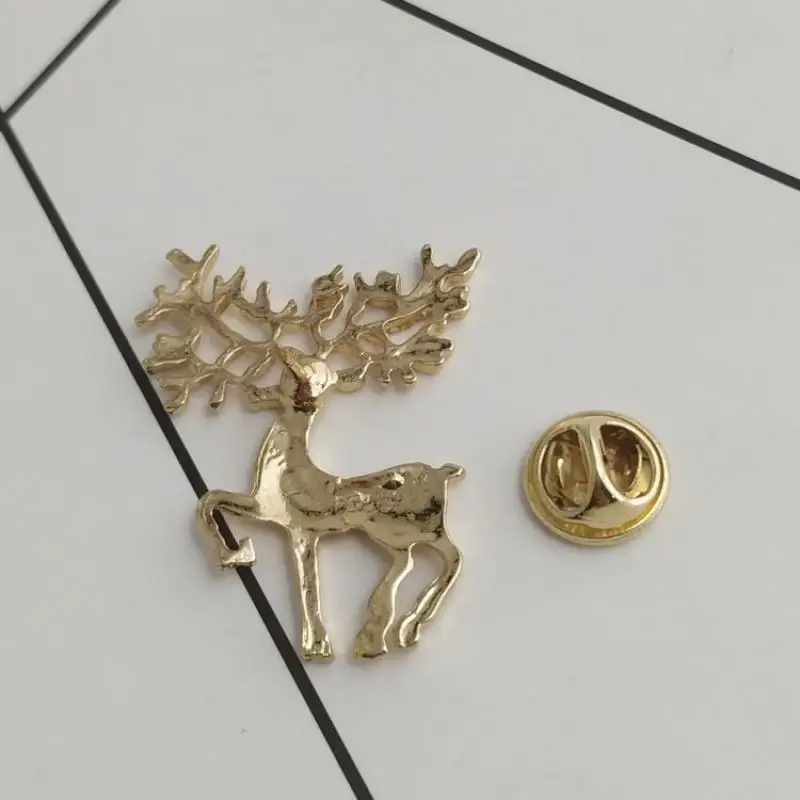 Серия животных насекомых пчела/цветок/Птица/олень эмалированная брошь воротник