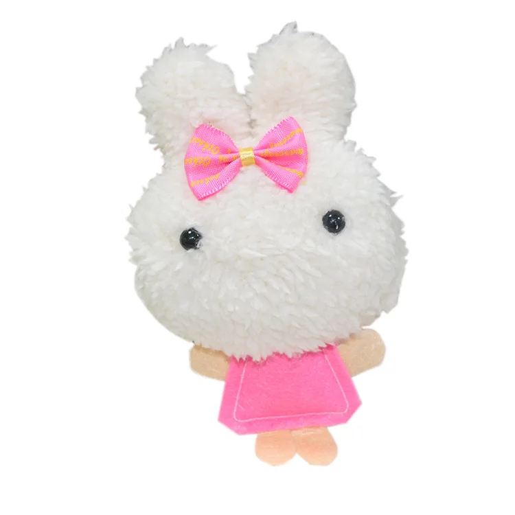 

13cm four colors rabbit Stuffed Plush Figure Toy Stuffed Keychain Plush Toy Doll Gift Toys for Wedding Bouquet