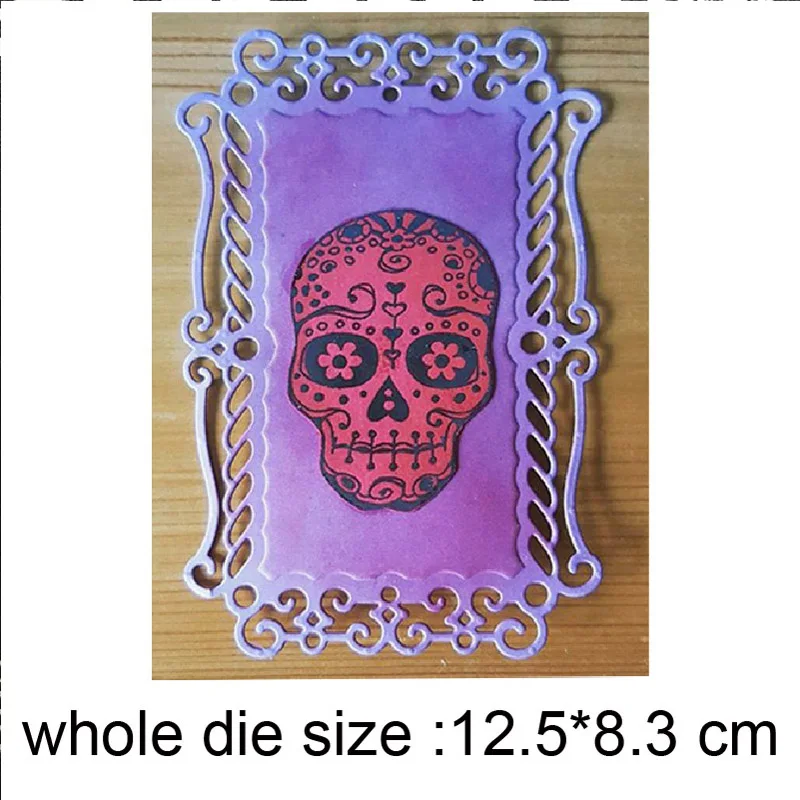 

Customized dies Halloween Photo Frame Metal Cutting Dies DIY Scrapbooking Stamp Craft Embossing Die Cut Card Making Stencil dies