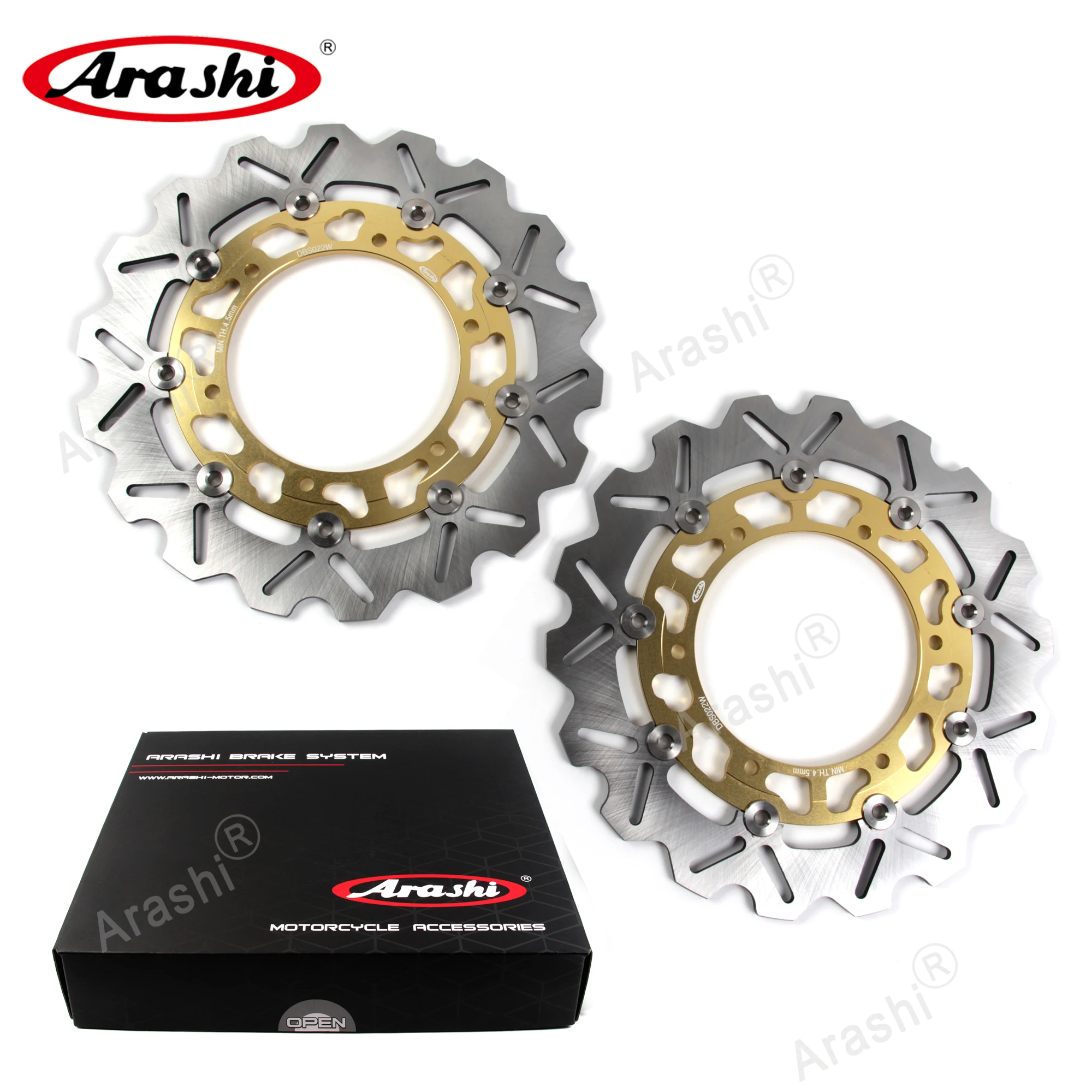 Arashi 1 пара для YAMAHA YZF R1 1000 1998-2003 CNC полностью плавающие передние тормозные дисковые