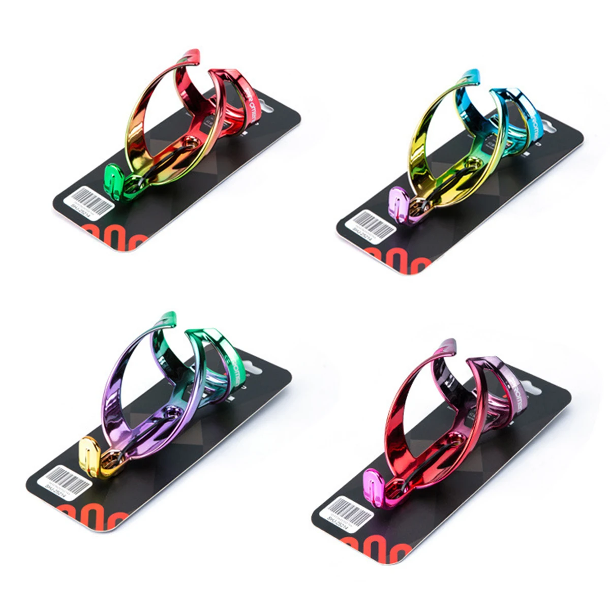 

MTB Bicycle colorful Water Bottle Holder Plating Ultra Light Bike Bottle Cage Durability Cycling Cup Holder bike parts