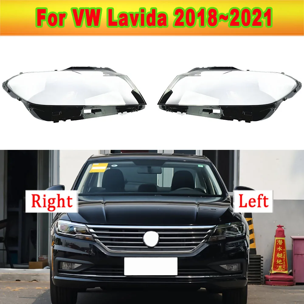 

Автомобильный налобный фонарь, крышка лампы, абажур, стеклянный чехол для объектива для Volkswagen VW Lavida 2018 ~ 2021, автомобильные колпачки для освещ...