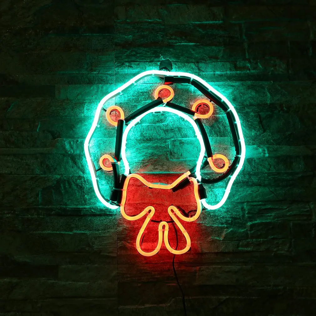 

LED Neon Night Light Sign Wall Art Sign Night Lamp Xmas Birthday Gift Wedding Party Wall Hanging Neon Lamp Christmas Decor