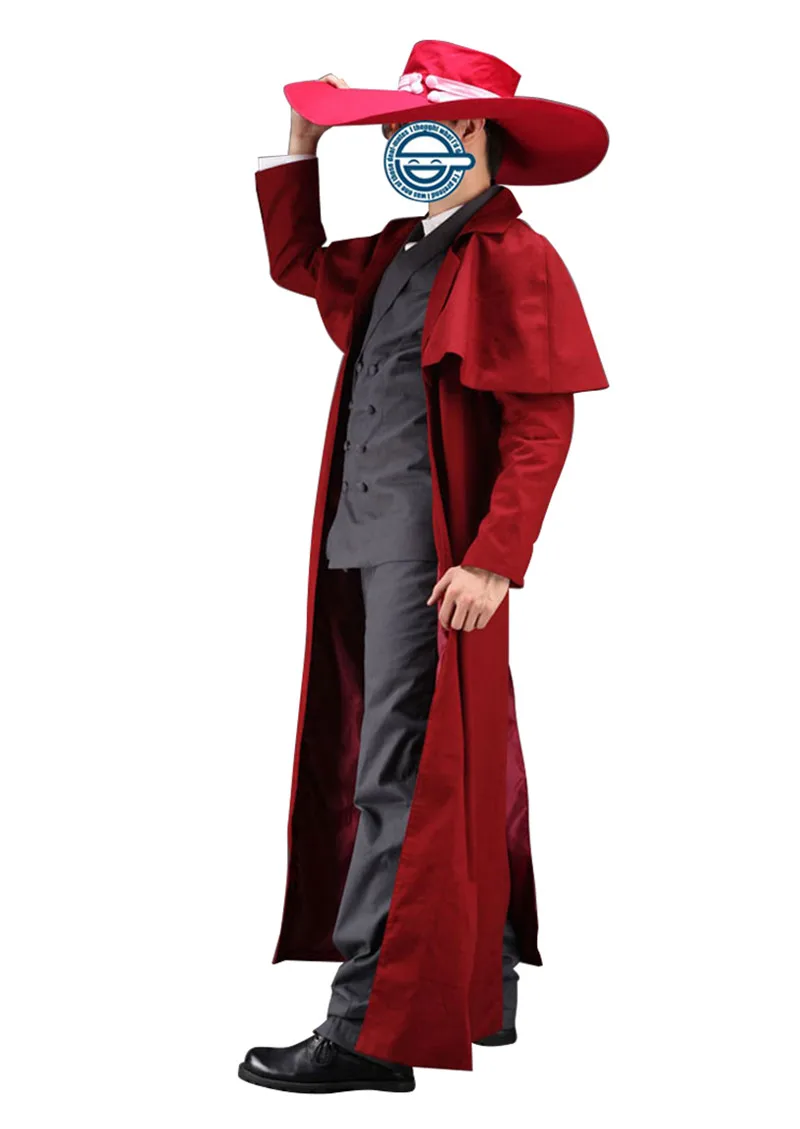 Хеллсинг Алукард Косплей Костюм Хэллоуин|Костюмы аниме| |