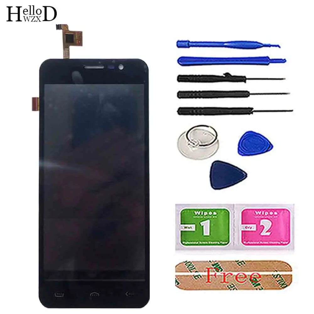 mobile lcd display touch screen for homtom ht16 lcds screen display repair digitizer panel for homtom ht16 phone repair tools free global shipping