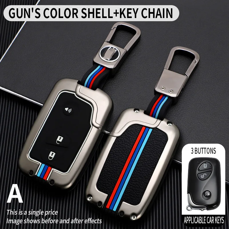 

Car Key Case Cover For Lexus CT200H GX400 GX460 IS250 IS300C RX270 ES240 ES350 LS460 GS300 450h 460h Key Holder Shell Styling