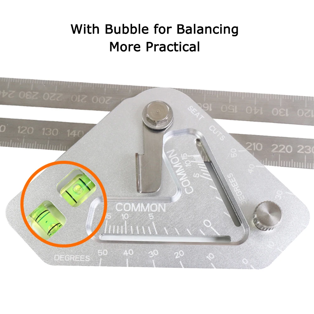 Многофункциональная революционная деревообрабатывающая квадратная линейка из
