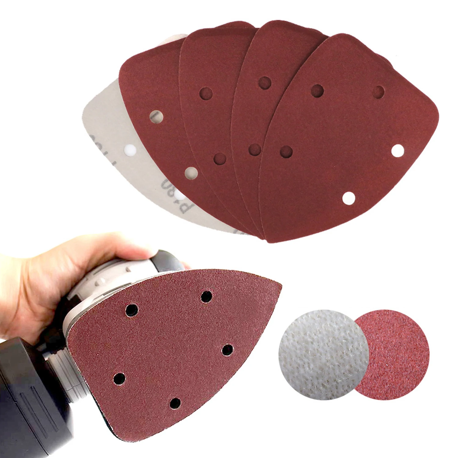 

72 шт., самоклеящиеся абразивные диски для наждачной бумаги