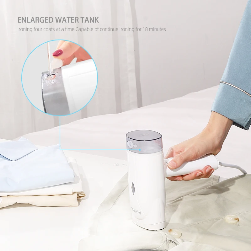 Высокомощный отпариватель для одежды ROSPEC ручной мини складной портативный