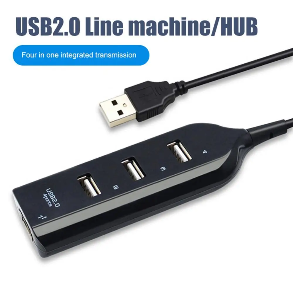 

Мини-USB-концентратор, 4 порта, высокоскоростной USB 2,0 разветвитель, портативный OTG-адаптер для Macbook, компьютера, ноутбука, планшета, аксессуары
