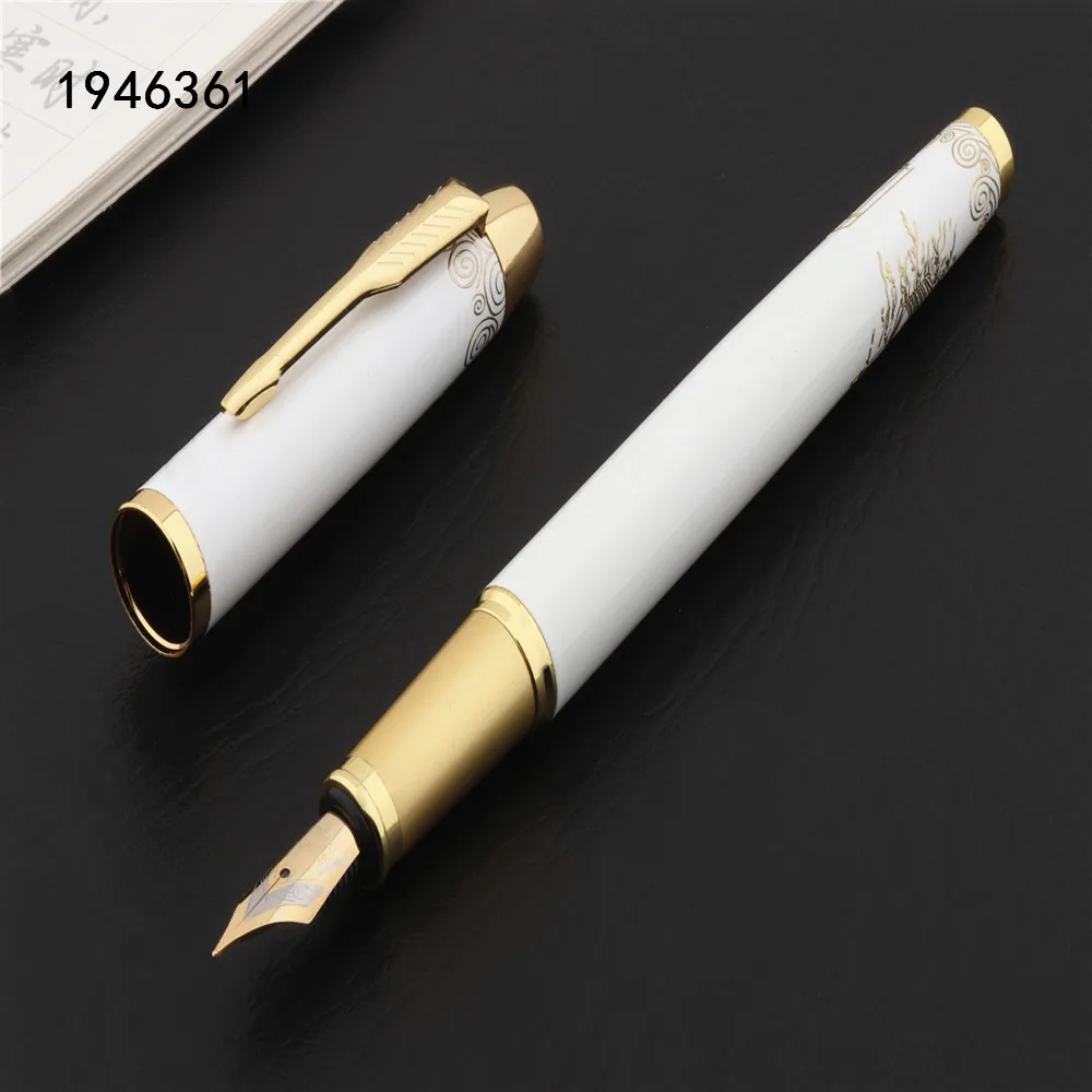 Ручка перьевая золотистая в стиле Великой стены 8007|ink pen|pen pengolden nibs |