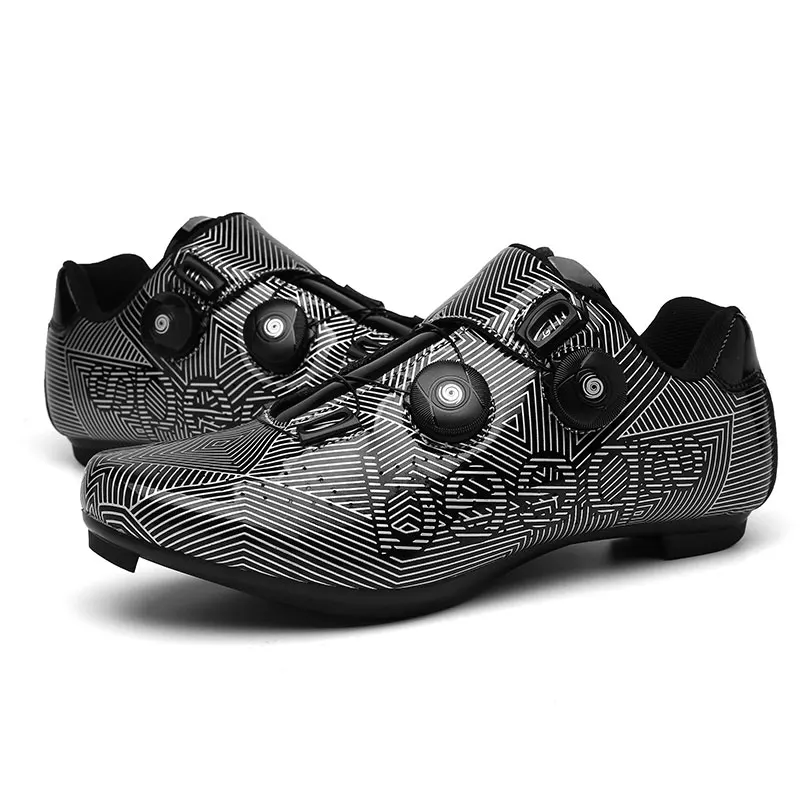 

2021 Men Cycling Shoes Ultralight Road Outdoor Lock Breathable Bike Shoes MTB Bicycle sapatilha ciclismo Flat Cycling Sneakers