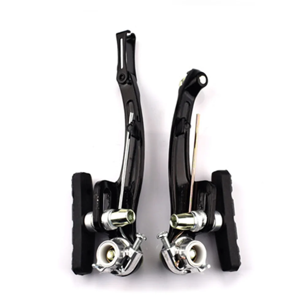 

1 Set V-Brake Front Rear Bike Brake Caliper Black Braking Aluminum Alloy Replacement Wire Brake Universal