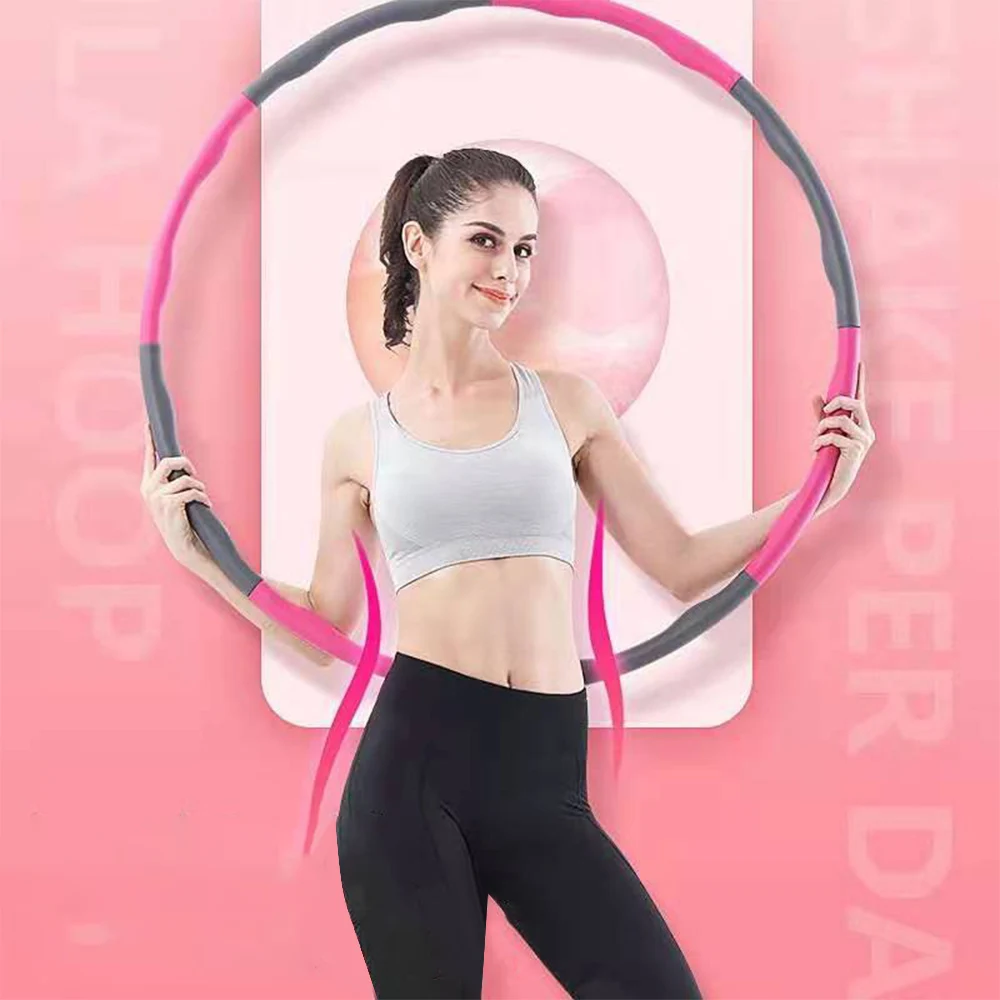 

Detachable Fitness Hoop Slimming Female Sport Hoop Weight Loss Circle Exercise Yoga Hoop Accessories Bodybuilding Equipment