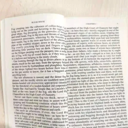 2 книги Bleak Housef Великобритания Чарльз Диккенс для взрослых классическая история