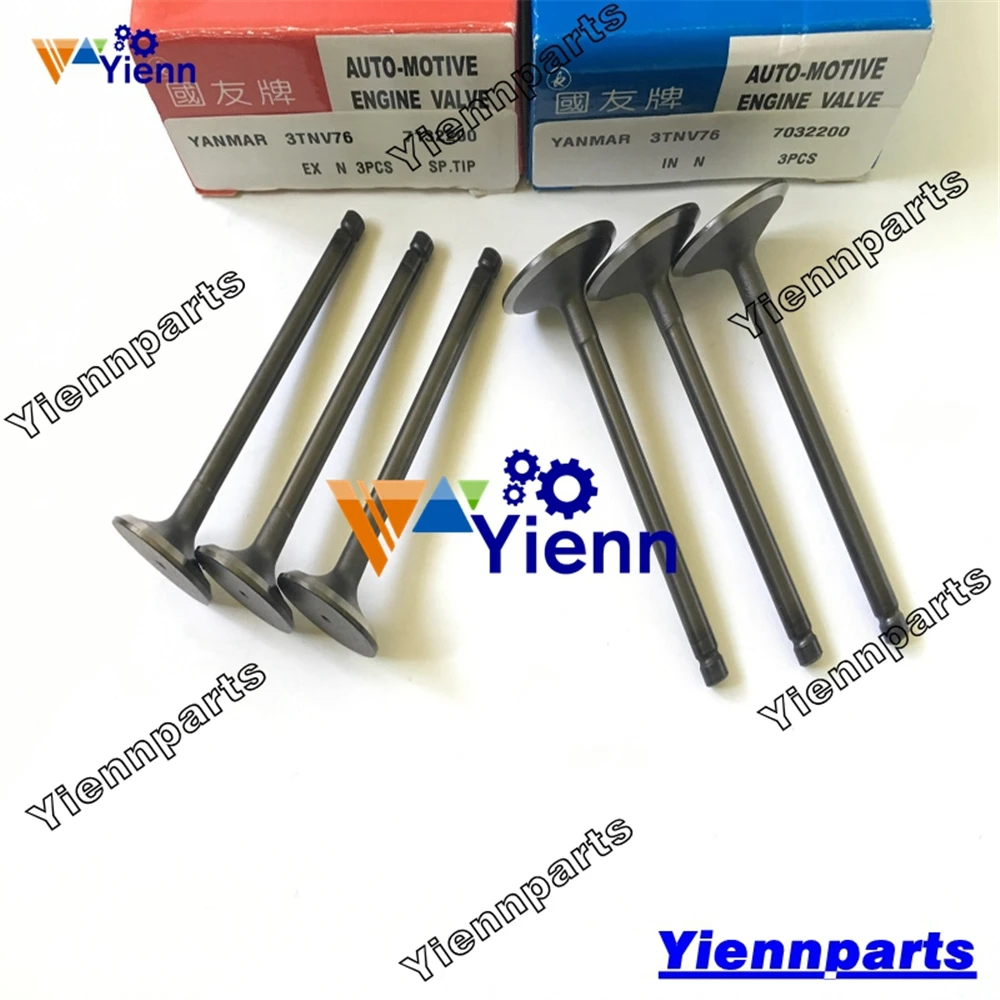 Для Yanmar 3TNV76 ремонт комплекта с клапаном лайнер для поршневого кольца головка