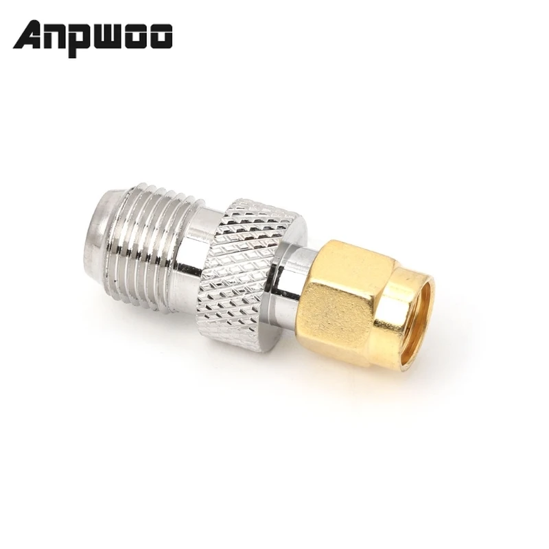 

ANPWOO F Тип гнездо для SMA гнездо прямой RF коаксиальный адаптер F для SMA разъем